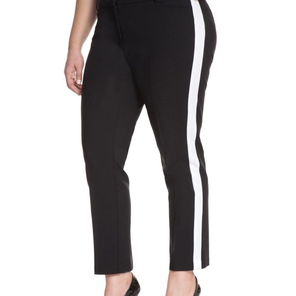 Eloquii Pants - Eloquii Side Stripe Kady Pant 18